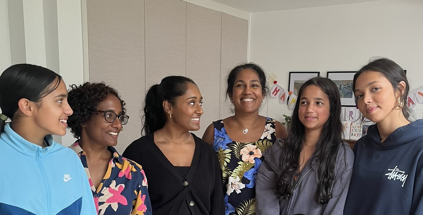 Van Rosie Lily Niraja Anisha Ana